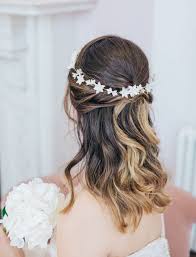 half up half down-bridal hair styles